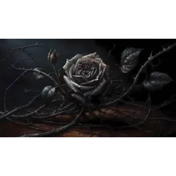 Desginer Black Rose 